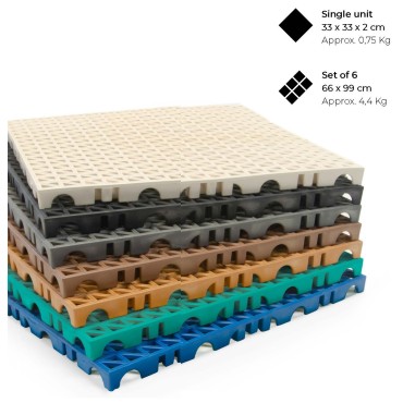 CONJ. 6 ESTRADOS CLIC...