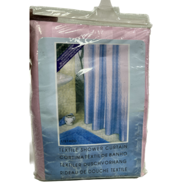 cortinas tecido LP listada 1.80x1.80 100%poliester rosa
