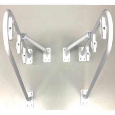 pares estendais parede fixos